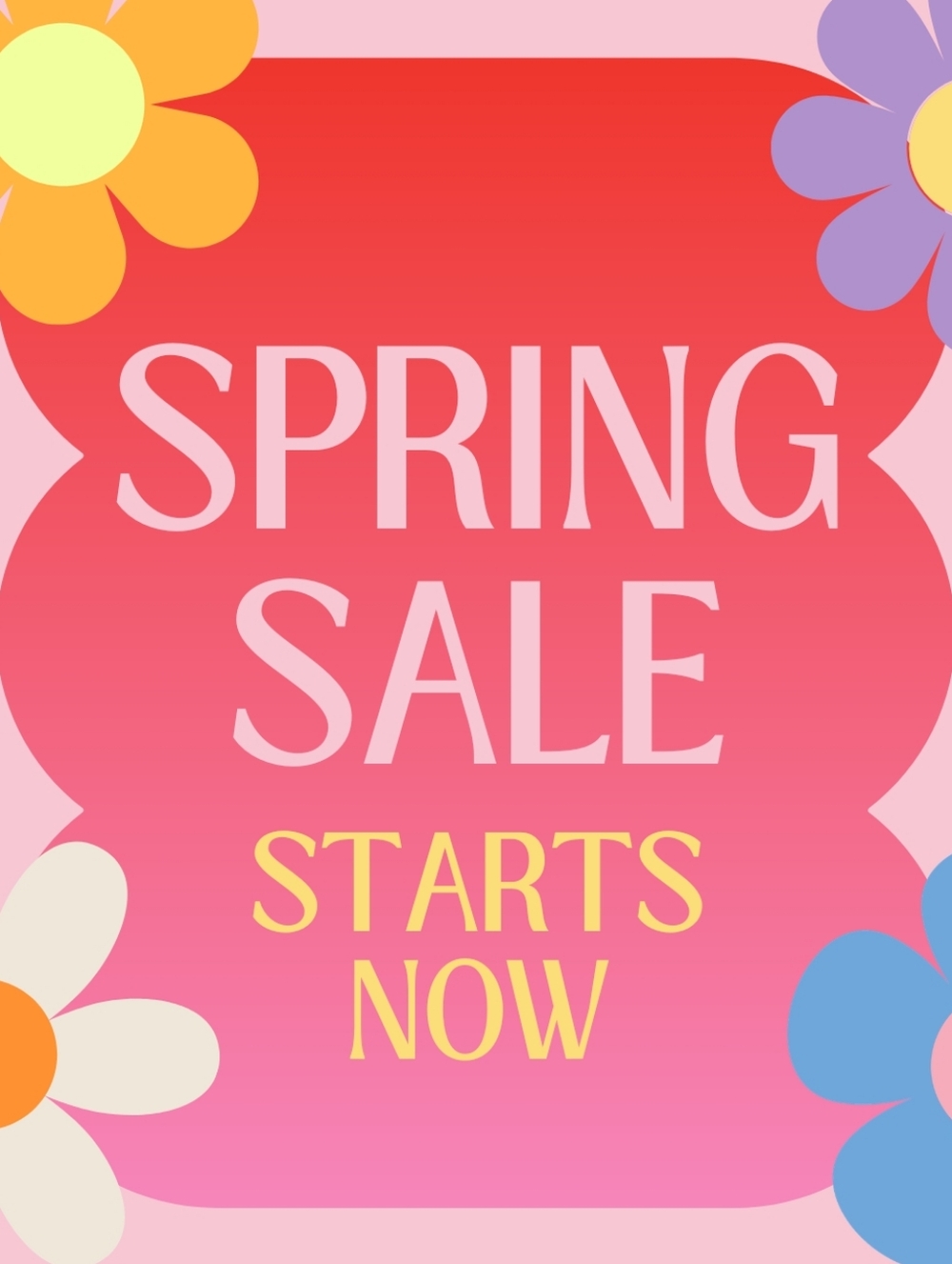 Spring Sale Starts Now - All Items Discounted Until May 1!